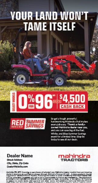 Mahindra Red Summer Savings